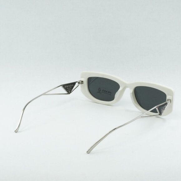 NEW PRADA PR14YS 1425S0 TALC DARK GREY SUNGLASSES - Picture 11 of 15